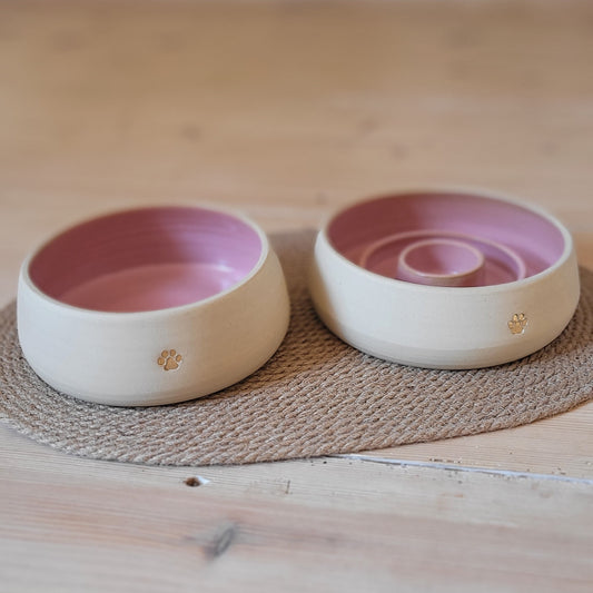 Handmade Ceramic Dog Bowl Set | Zuze Pet