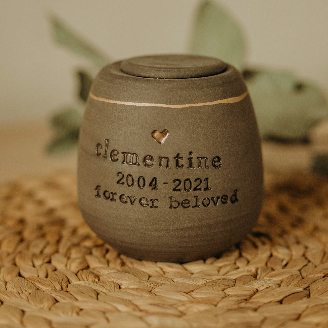 Personalized pet urns for cats
