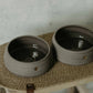 Premium ceramic pet bowls - 16 cm height, 5 cm diameter - durable and elegant design.