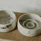Two toned bowl set + jute bowl mat