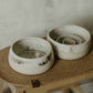Two toned bowl set + jute bowl mat