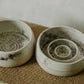 Two toned bowl set + jute bowl mat