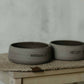 Personalized ceramic pet bowl set + jute mat
