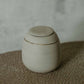 Cream white and gold pet urn. Ready to Ship. Small size (up to 9kg pets)